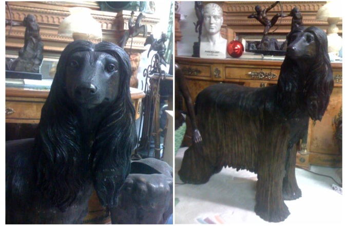 Bronze Afghan Dog Bronze Afghan Dog
